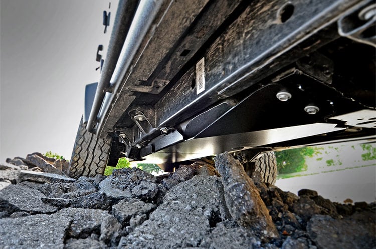 Jeep Wrangler Unlimited Gas Tank Skid Plate - Rough Country - '07-'18